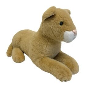 Vintage 1970s-80s Dakin Realistic Shera Lion Puma 15" Plush Toy Stuffed Animal